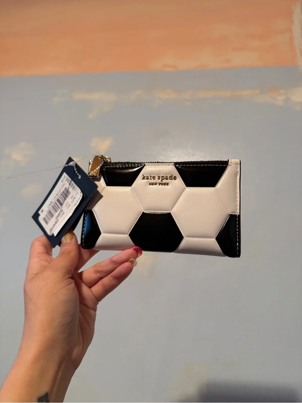 Kate Spade New RARE Soccer Ball Wallet